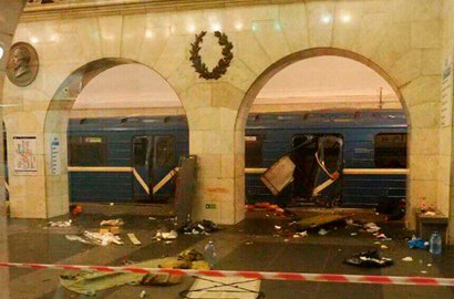 11 Orang Tewas, Begini Ngerinya Ledakan Bom di St. Petersburg Rusia