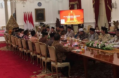 Dijamu di Istana Merdeka, Inilah Permintaan Para Ulama pada Jokowi