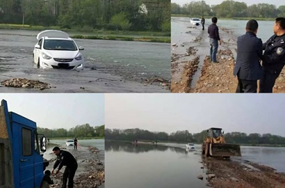 Bikin Ngakak, Pengemudi Ini Terjebak di Sungai Gara-Gara Ikuti GPS