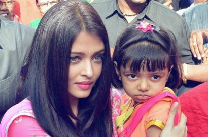 Tabur Abu Ayahnya, Aishwarya Rai Ditemani Si Manis Aaradhya