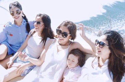 FOTO: Tanpa Nia Ramadhani, Liburan Jedar dan Geng Sosialita Tetap Seru