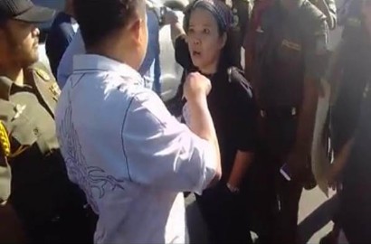 Tampar Buruh Perempuan, Video Perwira Polisi Tangerang Viral di Medsos