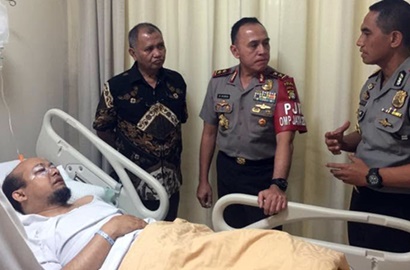 Novel Baswedan Diserang, Penyidik KPK Bakal Dikawal Polisi?