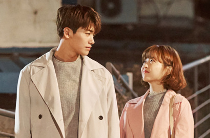 Syuting 'Strong Woman', Park Bo Young-Hyungsik Pamer Pose Bak Super Model