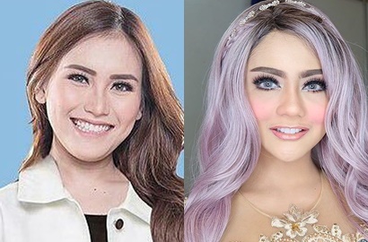 Salah Fokus, Kepala Ayu Ting Ting 'Nemplok' ke Dada Jenita Janet