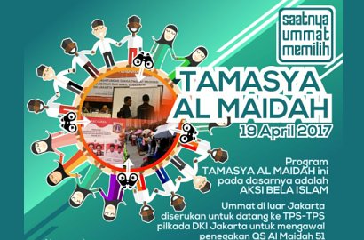 Akui Dapat Izin KPU DKI, Tamasya Al-Maidah Ingin Kerahkan 1,3 Juta Orang Jaga TPS