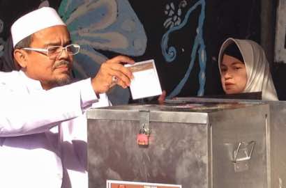 Usai Nyoblos di Pilgub Putaran Kedua, Ini Pesan Yang Disampaikan Habib Rizieq
