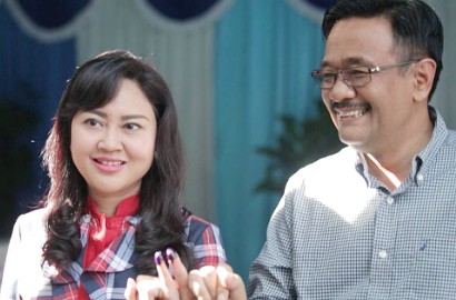 Djarot Bawa Pulang Pisang Sebesar Lengan Usai Coblosan, Dari Siapa?