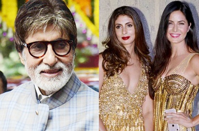 Posting Foto Ini, Amitabh Bachchan Ngaku Gemas dengan Katrina-Shweta