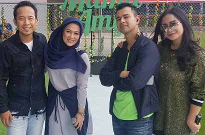 Cantiknya Nagita dan Istri Denny Cagur Berhijab, Rafathar Jadi Salting