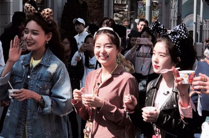 Syuting Program SBS di Taman Bermain, Penampilan Imut Irene-Seulgi Bikin Heboh