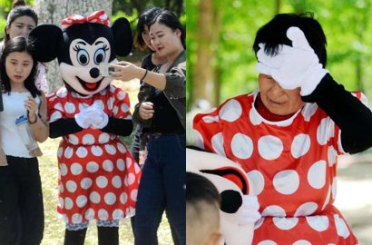 Kisah Haru Nenek 70 Tahun yang Rela Jadi Badut Minnie Mouse Demi Keluarga