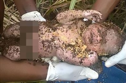 Keajaiban, Bayi Ini Ditemukan Masih Hidup Pasca 3 Hari Dikubur