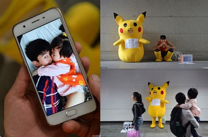 Demi Biaya Pengobatan Putrinya, Ayah Muda Ini Rela Jadi Badut Pikachu