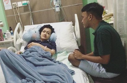 Beredar Video Jupe Tampak Linglung Saat Dijenguk Ruben, Netter Beri Semangat