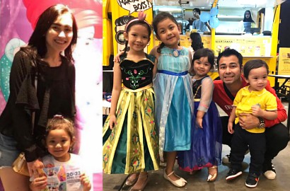 Nonton Acara yang Sama Bareng Anak, Ayu Ting Ting dan Nagita Ketemuan?