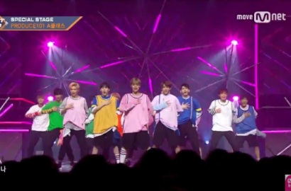 Manjakan Fans, Trainee 'Produce 101' Beri Kejutan Nyanyi 'Pick Me' di 'M! Countdown'