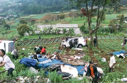 Tewaskan 11 Orang, Begini Kronologi Kecelakaan Maut di Ciloto Puncak