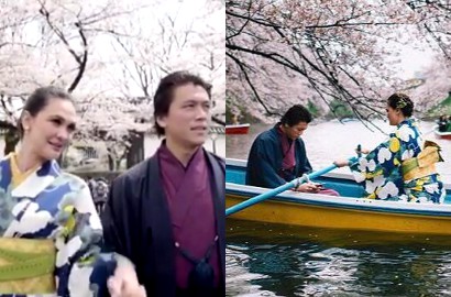 Foto Romantis di Jepang, Luna Maya Bantah Pre-Wedding dengan Reino