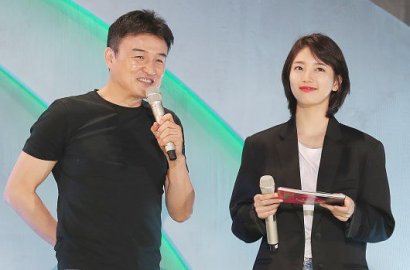 Latihan Jadi MC Baeksang, Suzy dan Park Joong Hoon Pamer Senyum Ceria