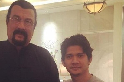 Keren, Iko Uwais Pamer Dinner Bareng Aktor Hollywood Steven Seagal