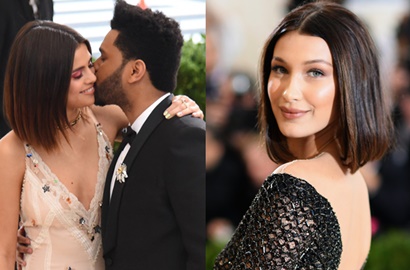 Bella Hadid Sakit Hati Lihat Selena Gomez-The Weeknd Ciuman di Met Gala?