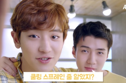 Jadi Model Iklan Sunscreen, Imut dan Gantengnya EXO Bikin Meleleh