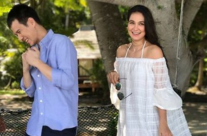 Dihantui Boneka Sabrina, Junot-Luna Maya Saling Tatap Mesra di Foto Adegan 'The Doll 2'