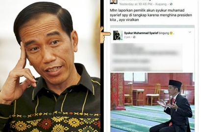 Lakukan Tindakan Tak Menyenangkan, Polisi Selidiki Akun FB Kritik Cara Berdoa Jokowi