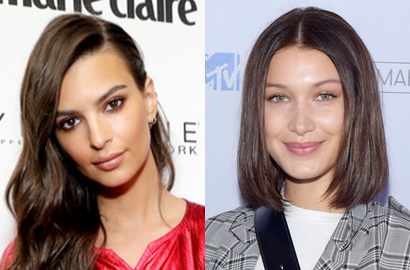 Nari Erotis, Bella Hadid Remas Dada Emily Ratajkowski di Depan Umum