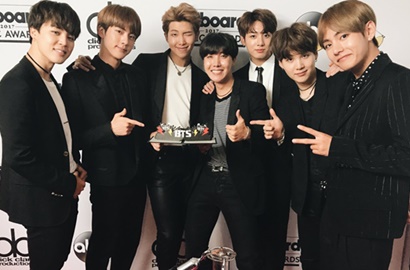 Raih Penghargaan, BTS Curhat Ingin Tampil di Billboard Music Awards 2018