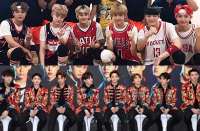 Usai Nonton, NCT Dream dan SMRookies Pose Akrab Bareng EXO di Backstage