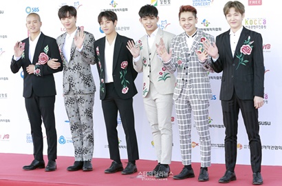 Bikin Ngakak, BTOB Bawa Foto Kocak Eunkwang di Red Carpet Dream Concert