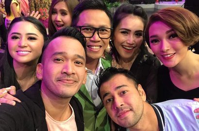 Selfie di Depan Ruben Onsu dan Raffi yang Tertidur Pulas, Eko Patrio Beri Pujian Selangit