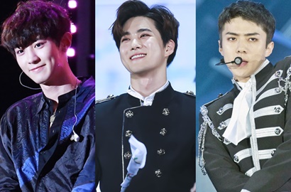 Ngebet Ketemu, Ratusan Fans Serbu Event Suho-Sehun dan Chanyeol di Singapura