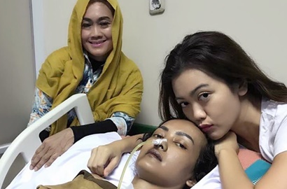 Bikin Merinding, Ini Kata Terakhir Julia Perez yang Diucapkan ke Sang Bunda