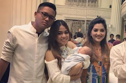 Ashanty Disindir Mesum Karena Kaki Nangkring di Paha Azriel, Fans Protes