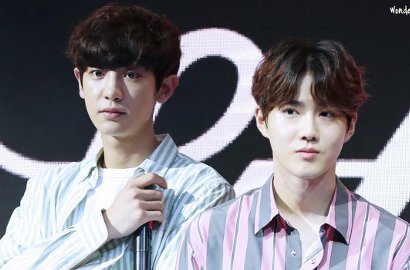 Kerennya Suho dan Chanyeol EXO Syuting 'Let's Eat' dengan Gaya Rambut Baru