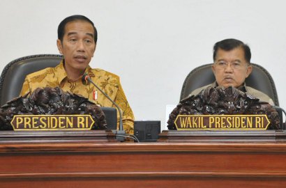 Presiden Jokowi Gelar Open House Idul Fitri, Wapres Jusuf Kalla Ikut Dampingi