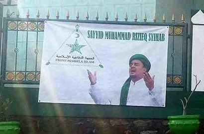 Spanduk Bergambar Habib Rizieq Bikin Heboh di Bali, Warga Protes Keras