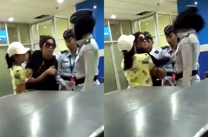 Marah Diminta Lepas Jam Tangan, Video Ibu Tampar Petugas Bandara Viral
