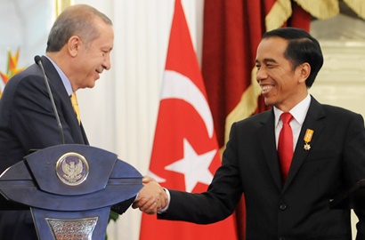 Berkunjung ke Turki, Jokowi Bertemu Presiden Erdogan
