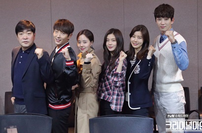 Baru Dirilis, Lee Jun Ki-Moon Chae Woon cs Pose Kece di Sesi Baca Naskah 'Criminal Minds'