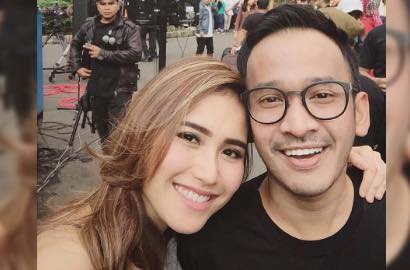 Sempat Diisukan Musuhan, Ruben Onsu dan Ayu Ting Ting Foto Bareng