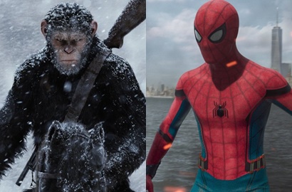 'War for the Planet of the Apes' Depak Keluar 'Spider-Man' dari Puncak Box Office