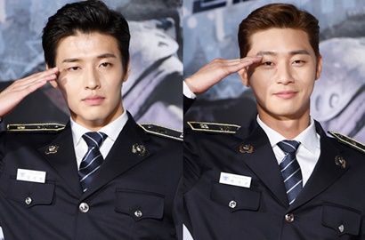 Kang Ha Neul dan Park Seo Joon Jadi Polisi Tampan di Jumpa Pers 'Midnight Runners'
