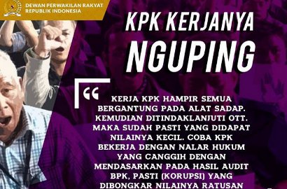 Disindir 'Kerjanya Nguping' Oleh DPR, Begini Respon KPK