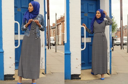 Motif Garis Nggak Pernah 'Mati', 7 Padu Padan Bikin Tampilan Maksimal, Bisa Ditiru Para Hijabers