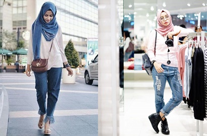 Nggak Melulu Skinny Jeans, Inilah 4 Mix and Match Hijab dan Jeans yang Bikin Gayamu Makin Kekinian