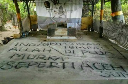 Situs Calon Arang Dirusak, Pelaku Juga Tinggalkan Pesan: Bukan Tempat Dipuja